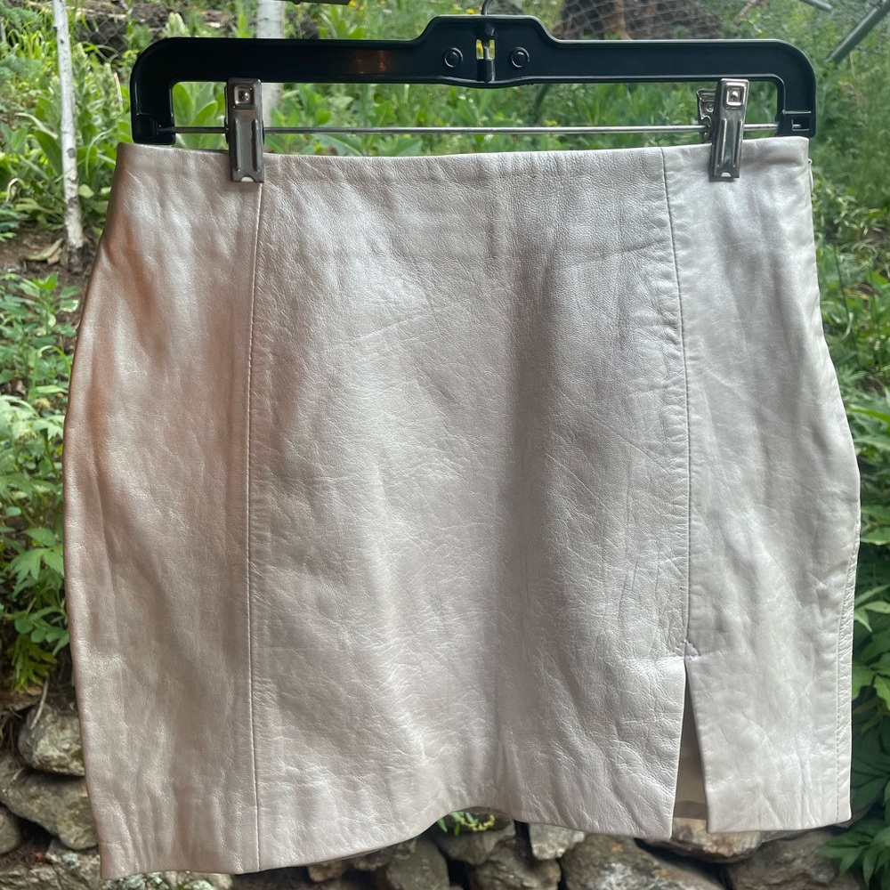 Nasty Gal Faux Leather Mini Skirt